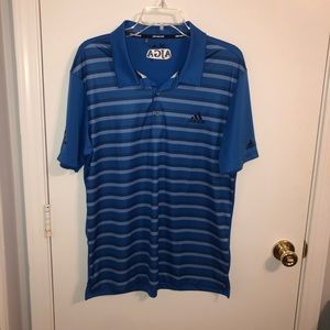 adidas | Men's Blue AJGA Golf Polo Medium
